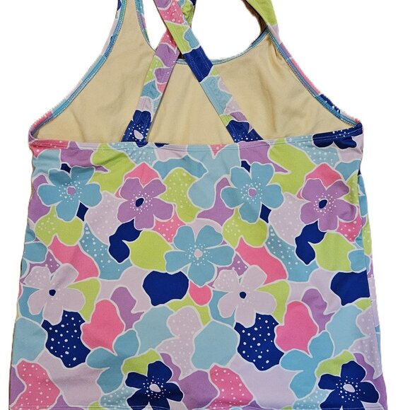 Land's End Girls Two-piece swim suit size 14/16 bottoms and 16+ top - Picture 4 of 6